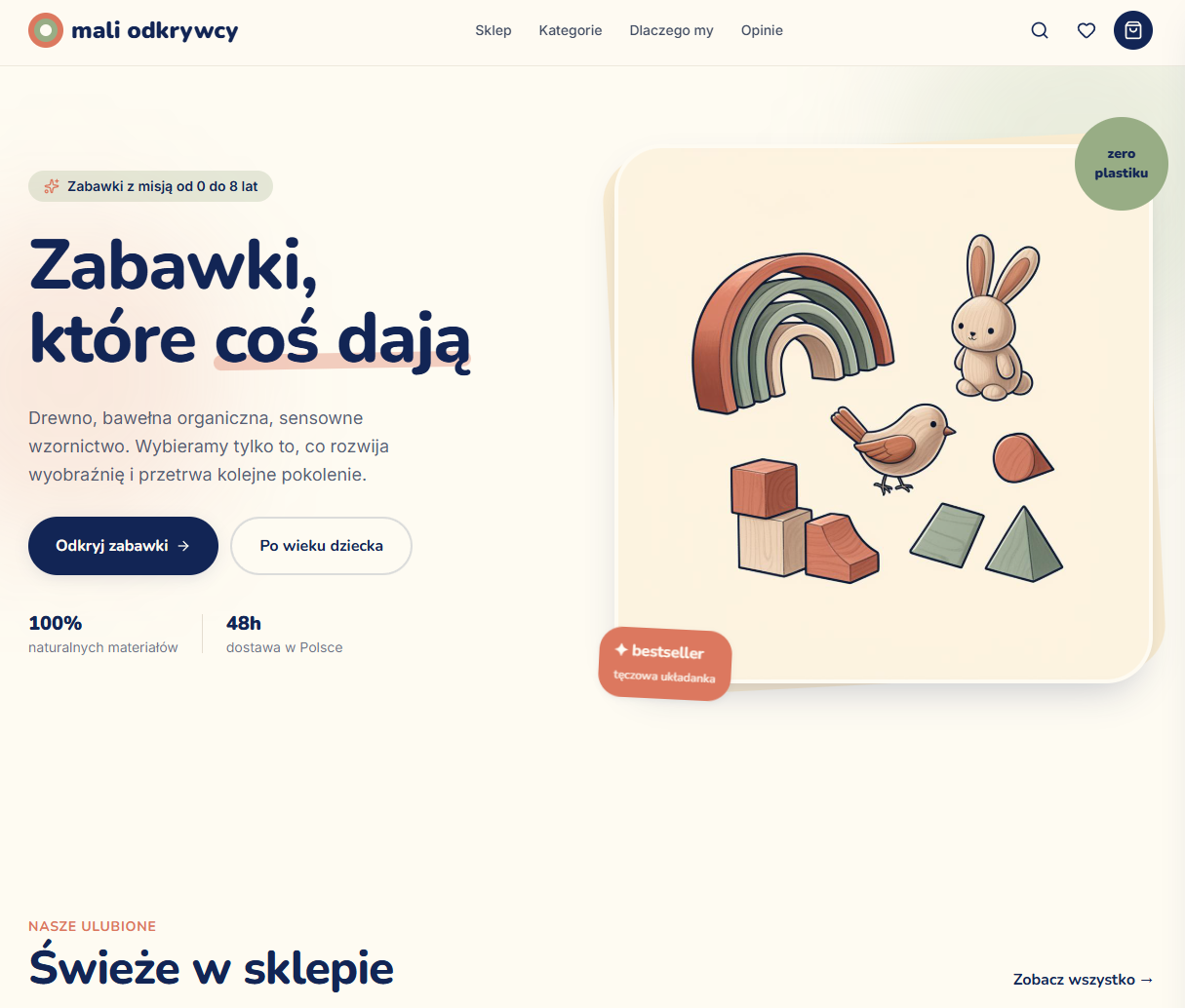 Sklep z zabawkami edukacyjnymi
